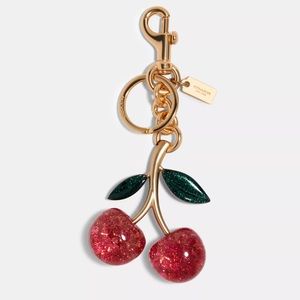 🍒 NWT Coach Signature Cherries Bag Charm